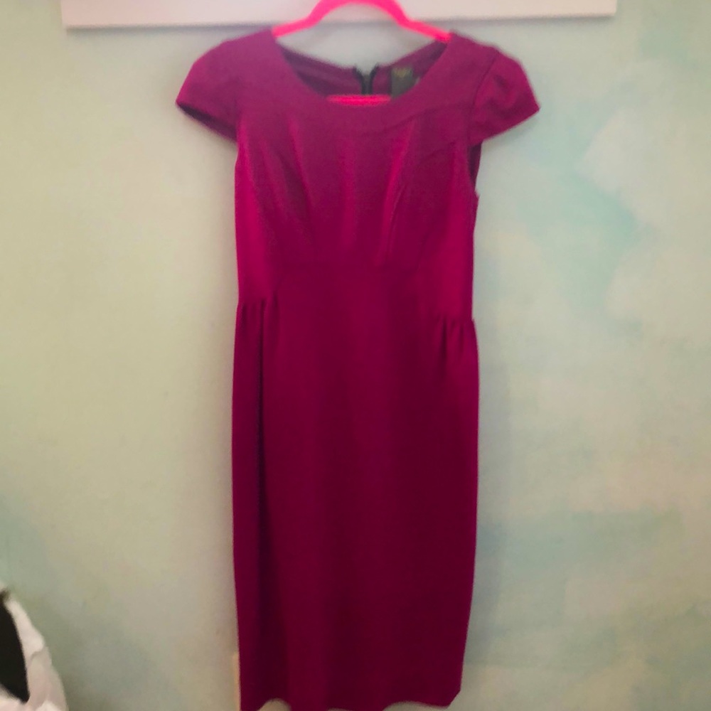 Cap sleeve fitted dress